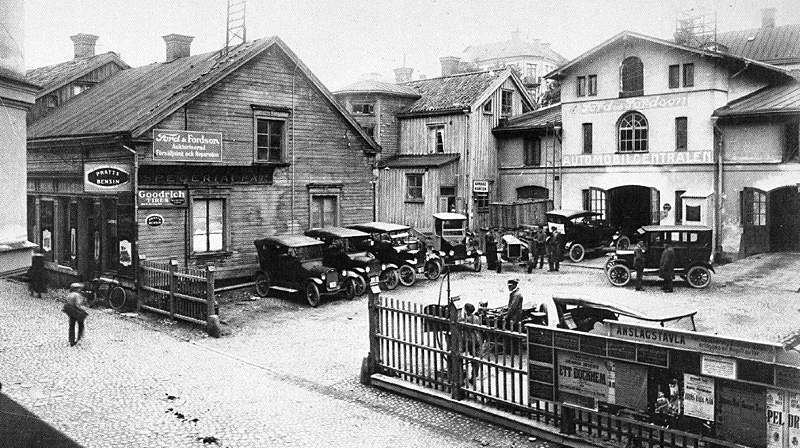 Härnösandsbilder_Gamla bilder_Härnösand_Köpmangatan